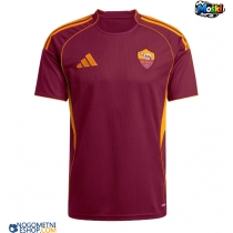 Moški Nogometni dresi AS Roma Lorenzo Pellegrini #7 Domači 2025-26 Kratek Rokav